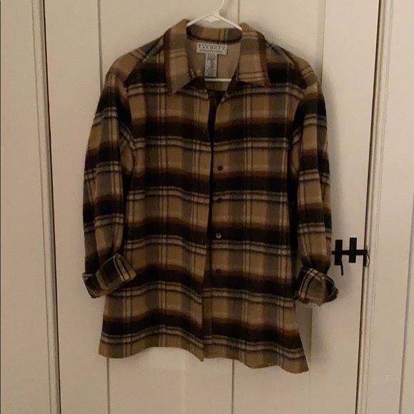 Talbots Tops - VINTAGE TALBOTS PLAID SHIRT